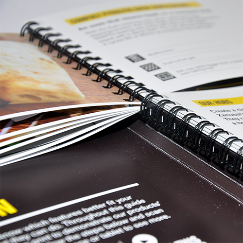 Wire-O binding brochures