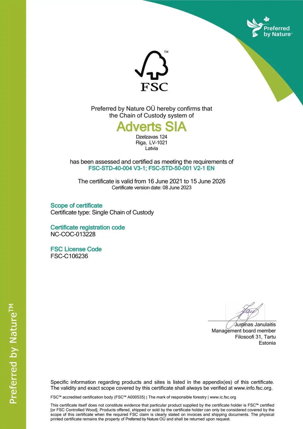 Quality printing certifications Quality printing certifications